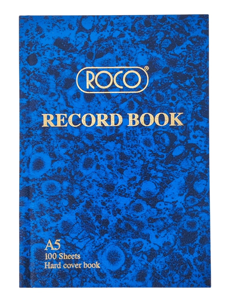 BOOK RECORD BLUE A5 148*210CM 100 SHEETS