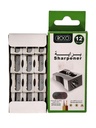 SHARPENER METAL WEDGE SHAPED 12/PK
