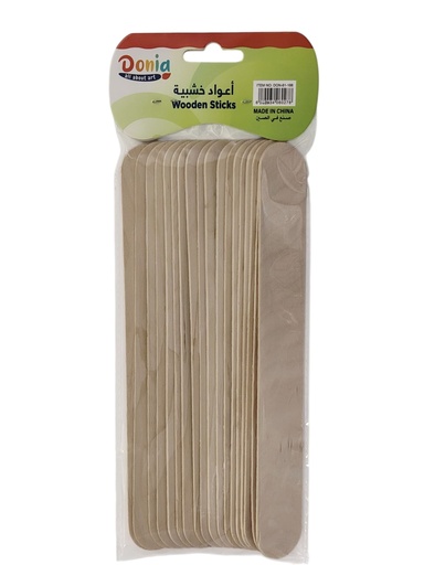 [DON-81-166] اعواد ايسكريم جامبو سادة شد12 DON-81-166
