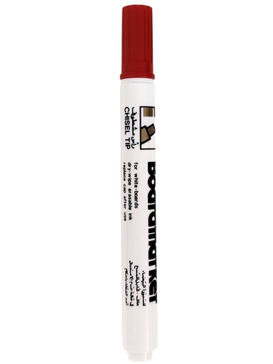 MARKER BOARD CHISE TIP RED FJ01