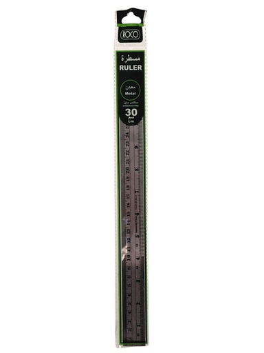 [RQ-10830M] RULER STEEL 12/30 24 EA/DSP