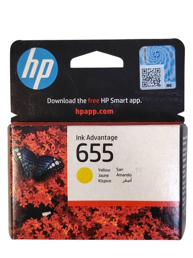 HP 655 YELLOW *CZ112AE